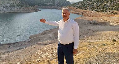 Araban Ardıl Barajı'nda su seviyesi düştü