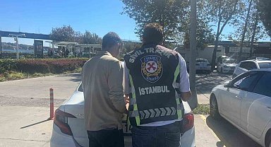 Arnavutköy'de trafiği tehlikeye düşüren magandaya 4 bin 153 lira ceza