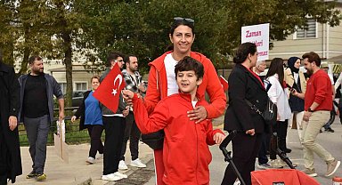 Atakum'da özel öğrencilerle Cumhuriyet'in 102. yılı kutlandı