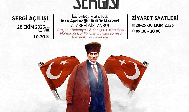 Atatürk'ün kıyafetleri Ataşehir'de sergilenecek