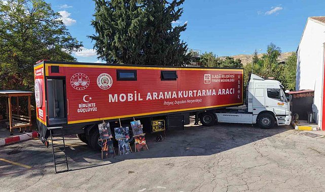 Atıl durumdaki tır dorsesi 'Mobil Arama Kurtarma' aracına dönüştürüldü