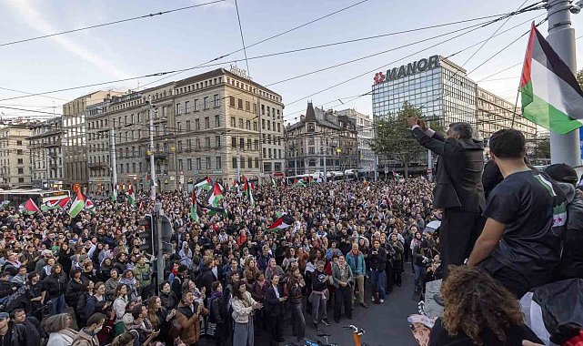 Avrupa'da İsrail'in Küresel Sumud Filosu'na müdahalesine karşı binlerce kişi sokaklara döküldü
