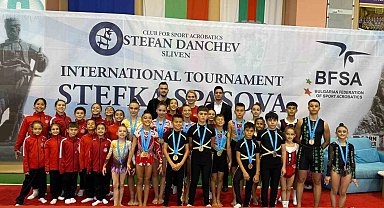 Aydınlı sporcular Bulgaristan'dan madalya ile döndü
