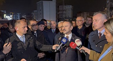 Aynı bölgede kolonu çatlayan bina tahliye edildi
