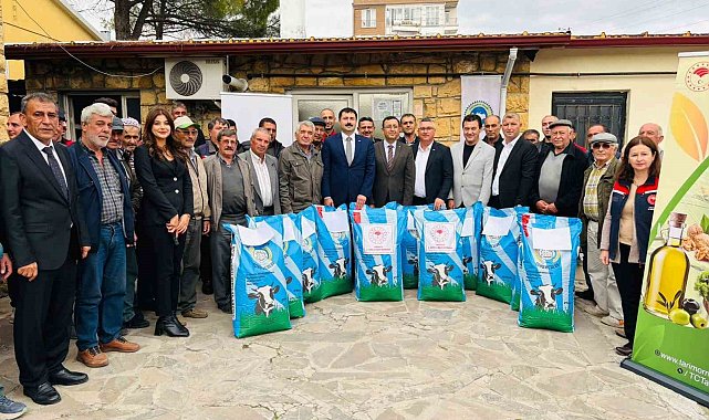 Ayvacık Organik Kırmızı Et Üreticileri Birliği'ne tohum desteği
