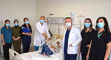 Baba 13 yaşındaki oğluna hayat verdi