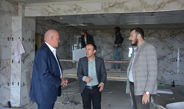 Babadağ sosyal tesislerinde çalışmalar hızla devam ediyor