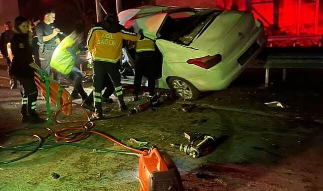 Babaeski'de trafik kazası: 1 kişi hayatını kaybetti