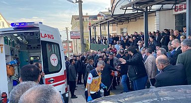 Babasının cenazesinde dayısını da kaybetti