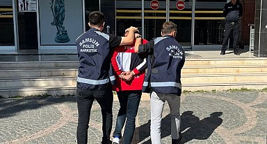 Bafra'da uyuşturucu operasyonuna 1 tutuklama