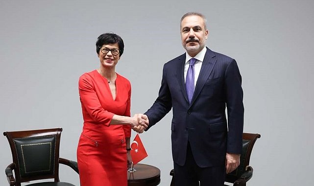 Bakan Fidan, AB Komiseri Kos ile görüştü
