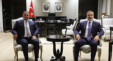 Bakan Fidan, Irak Egemenlik İttifakı Lideri Hançer'i kabul etti