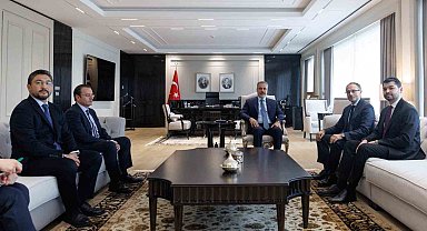 Bakan Fidan, TÜRKPA Genel Sekreteri Büyükelçi Hasan'ı kabul etti