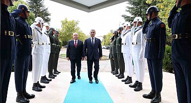 Bakan Güler, Azerbaycan Savunma Bakanı Hasanov ile bir araya geldi