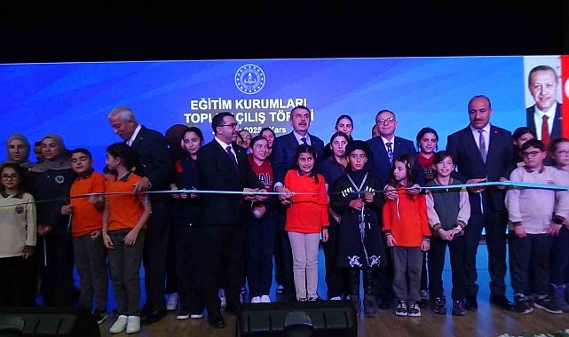 Bakan Tekin'den Kars'ta eğitim yatırımları açılışı