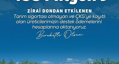 Bakan Yumaklı: "Üreticilerimize toplamda 20 milyar 423 milyon lira zirai don destek ödemesi gerçekleştirdik"