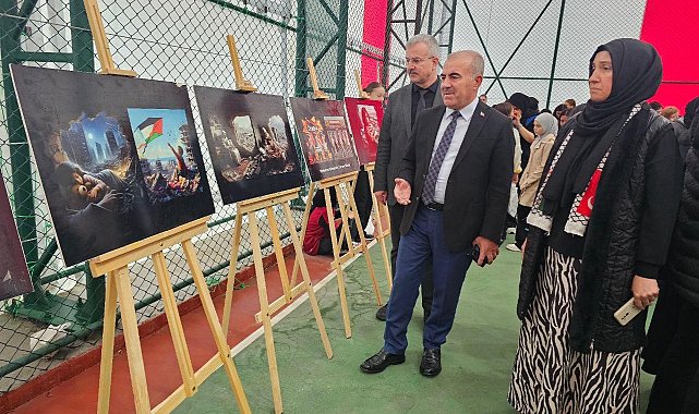 Balıkesirli öğrencilerden Filistin ve Gazze'ye destek