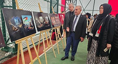 Balıkesirli öğrencilerden Filistin ve Gazze'ye destek