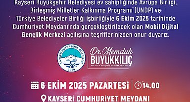 Başkan Büyükkılıç: "Dijital geleceğin merkezi açılıyor"