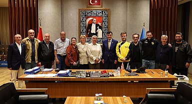 Başkan Eyüp Kahveci, Nienhagen heyetini ağırladı