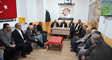 Başkan Hamamcı ve AK Parti heyeti, Dereyalaklılar Derneği'nde talepleri dinledi