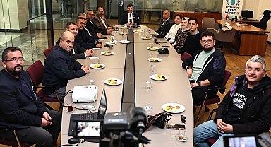 Başkan Kahveci, basınla buluştu, belediyenin 3 aylık faaliyetlerini değerlendirdi
