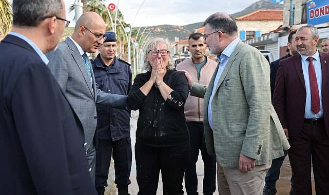 Başkan Saygılı, Foça'da devlet yardımlarının başladığını duyurdu