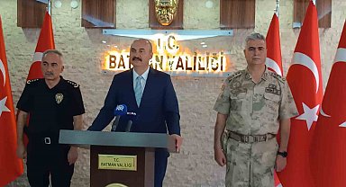 Batman Valisi Canalp açıkladı: Asayiş olayları yüzde 30 azaldı