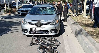 Batman'da otomobilin çarptığı bisikletli ağır yaralandı