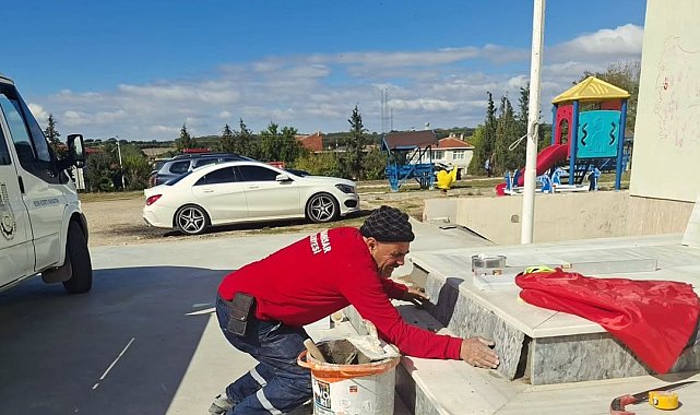 Belediyeden köy okullarına destek