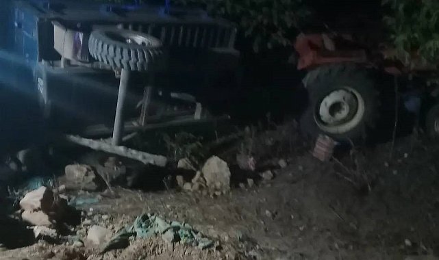 Beyşehir'de devrilen traktörün sürücüsü hayatını kaybetti