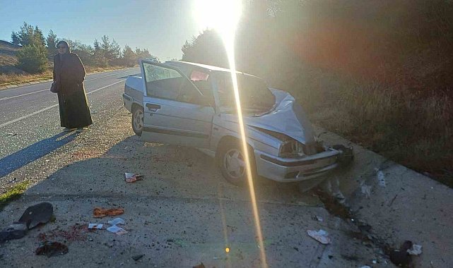 Bilecik'te çift taraflı trafik kazası: 2 yaralı