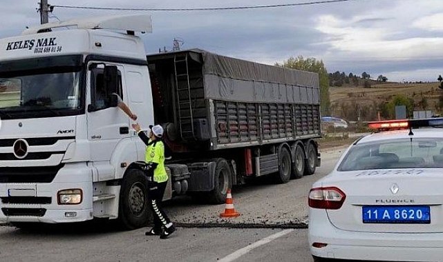 Bilecik'te düzensiz göçle mücadeleye yönelik huzur uygulaması