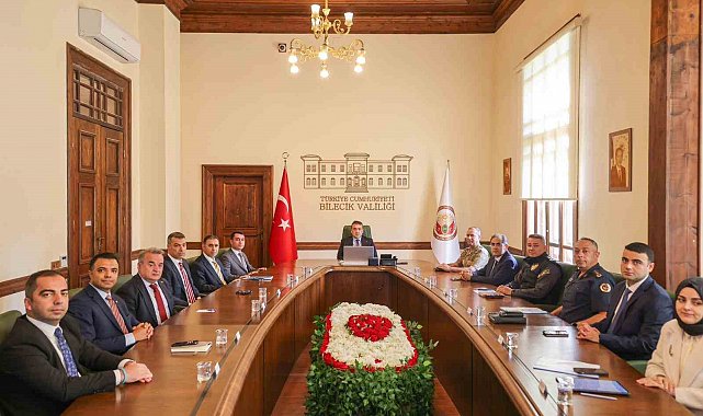 Bilecik'te İl Asayiş ve Güvenlik toplantısı yapıldı