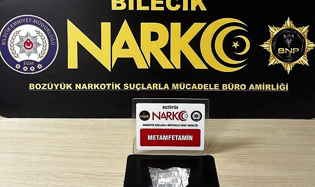 Bilecik'te narkotik operasyonu: 1 gözaltı