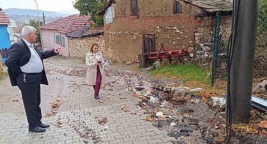 Bilecik'te sağanak yağış sonrası temizlik