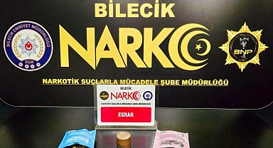 Bilecik'te uyuşturucu operasyonu: 1 şüpheli yakalandı