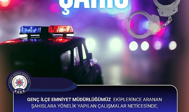 Bingöl'de hakkında 4 yıl kesinleşmiş hapis cezası bulunan şahıs yakalandı