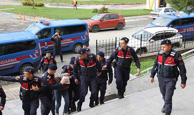 Bir ilçeyi diken üstünde tutan zanlı, adliyeye sevk edildi