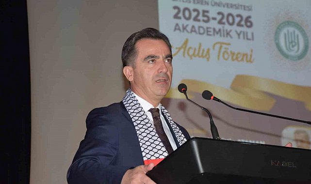 Bitlis'te üniversitenin ilk ders konusu 'Gazze' oldu
