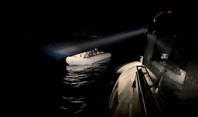 Bodrum'da 33 düzensiz göçmen yakalandı, 21'i kurtarıldı