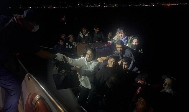 Bodrum'da 43 düzensiz göçmen yakalandı