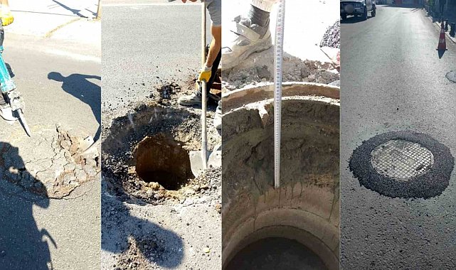 Bodrum'da yol altında kalan bacalar yükseltiliyor