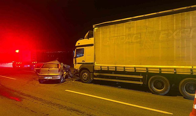 Bolu'da D-100'de feci kaza: 1 ölü