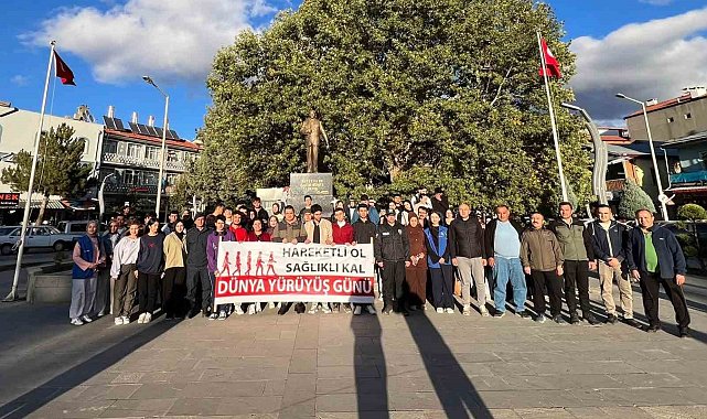 Bozkır'da "Sağlık için yürü" etkinliği