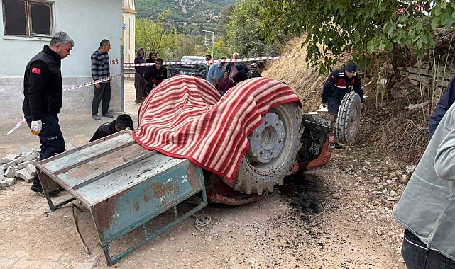 Burdur'da traktör devrildi: 1 ölü