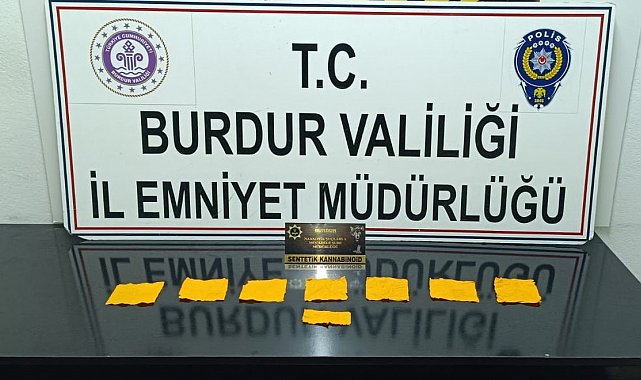 Burdur'da uyuşturucu operasyonu: 1 tutuklama
