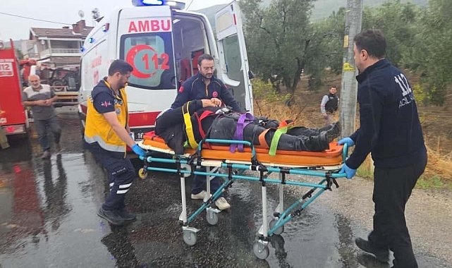 Bursa'da çekici ile kamyonet çarpıştı 4 yaralı