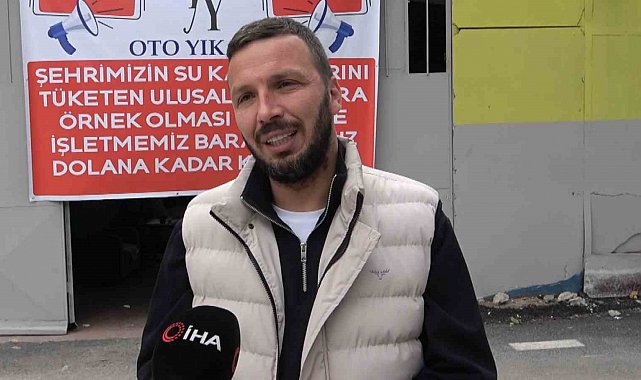 Bursa'da duyarlı işletmeciden örnek davranış: "Barajlar dolmadan dükkanı açmayacağım"