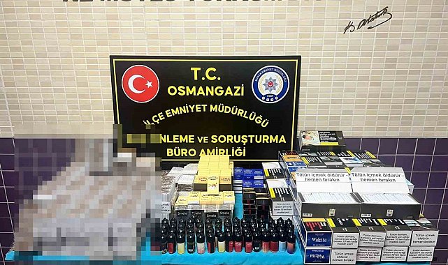 Bursa'da kaçak tütün operasyonu: Binlerce kaçak ürün ele geçirildi